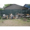 Image 1 : 3 PALLETS + OF MISC. SCRAP STEEL. ROOFING MATERIAL, WIRE, ETC.