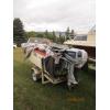 Image 3 : HOUSTON GLASS CRAFT 12.5' FIBERGLASS BOAT W/ASST. ITEMS INSIDE