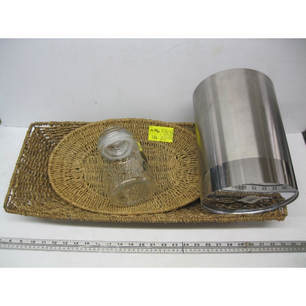 BASKETS, CANNISTER & GARBAGE CAN