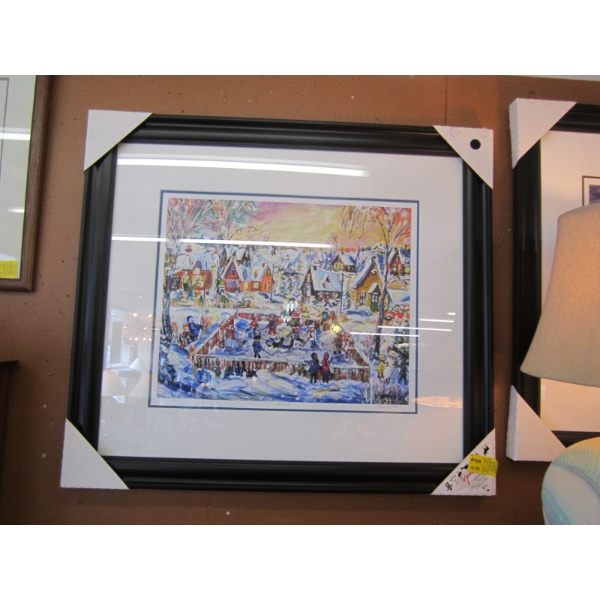 NUMBERED PRINT 175/500 "NORTHERN SUNSETS" BY MERTIKAS