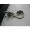 Image 2 : 2 SILVER & TURQUOISE RINGS, SZ 6 & 8.5