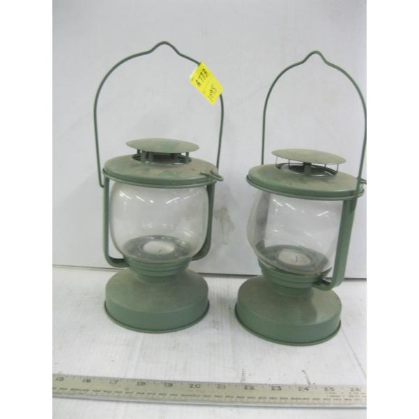 2 CANDLE LANTERNS