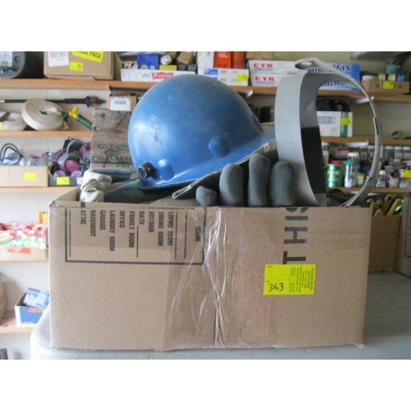ASST. GLOVES & A HELMET