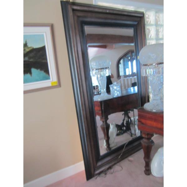 APPROX. 4'X6.5' FRAMED MIRROR