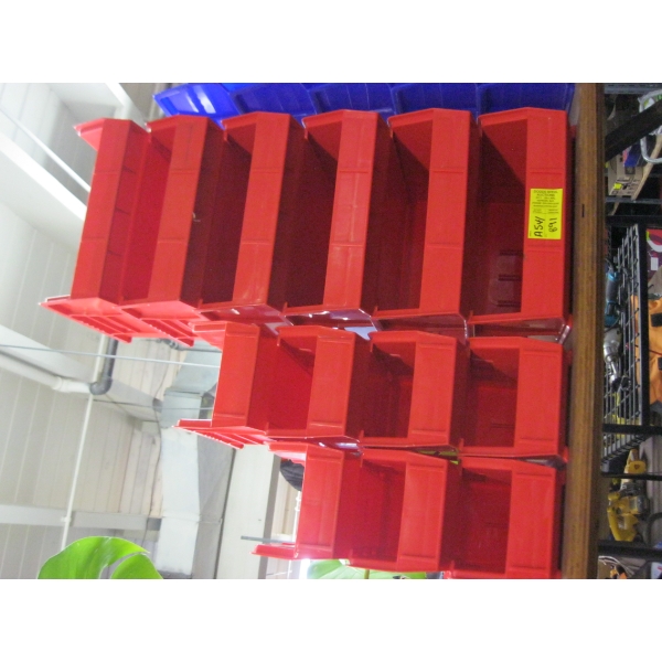 RED PLASTIC CONTAINERS