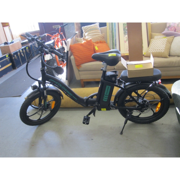 COLOR WAY ELECTRIC FOLDING BICYCLE W/CHARGER