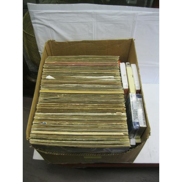 MISC. RECORDS, 8 TRACK TAPES, ETC.