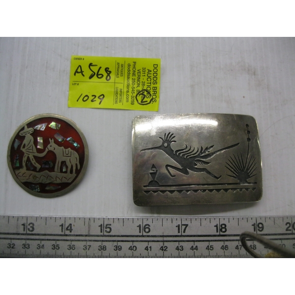  NAVAJO BELT BUCKLE & PIN
