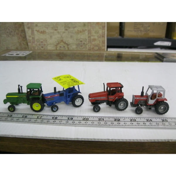 4 SM. DIECAST TRACTORS