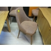 Image 2 : WOOD FRAMED UPHOLSTERED DINING CHAIR