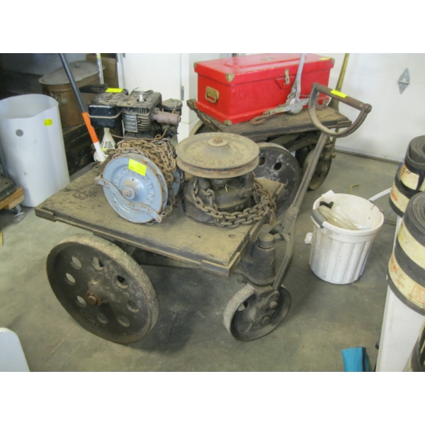 UNIQUE FOUNDRY 3 WHEEL CART