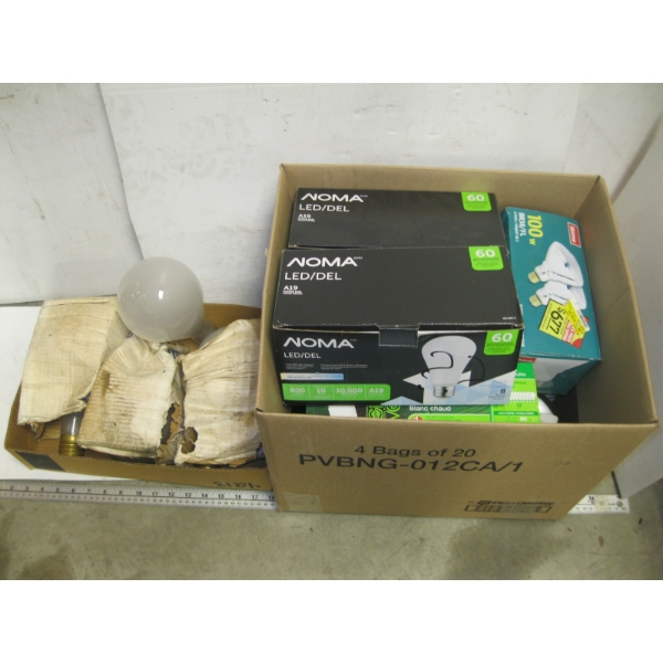 2 BOXES OF ASST. LIGHTBULBS