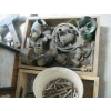 Image 3 : 2 BOXES OF MISC: MAGNETOS, BRASS FITTINGS, ETC.
