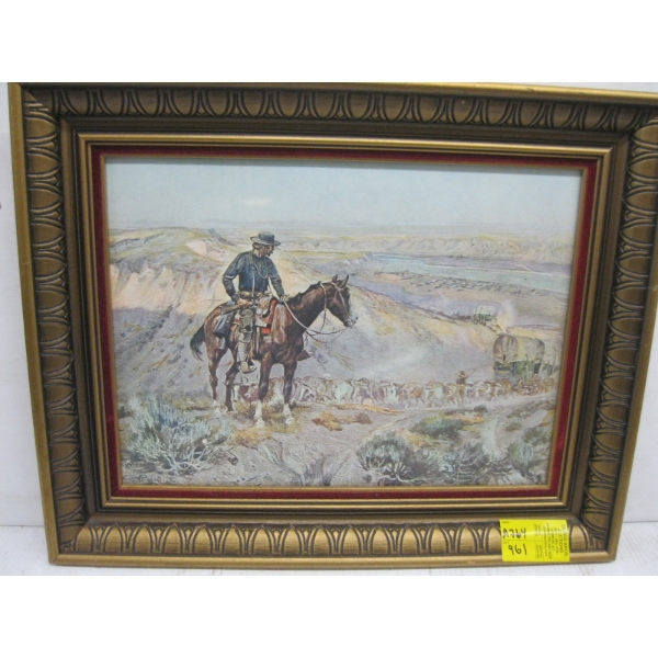 RUSSELL PRINT OF COWBOY
