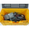 Image 2 : YELLOW PLASTIC TOOLBOX W/MISC. TOOLS