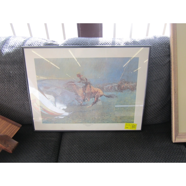 4 FREDRICK REMINGTON PRINTS