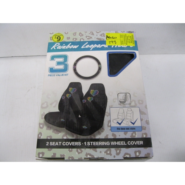 PAIR OF SEAT COVERS - NO STEERING WHEEL COVER