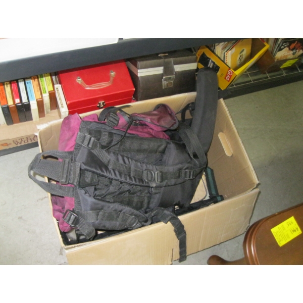 MISC. SEALSKIN BOOTS, BACKPACK, ETC.
