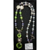Image 1 : GENUINE PEARL NECKLACE W/STERLING .925 PENDANT