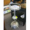 Image 1 : CHROME & MARBLE ASHTRAY STAND