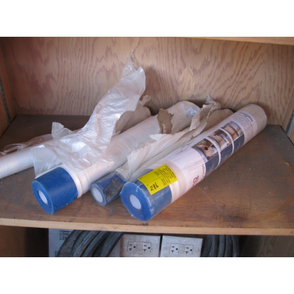 RAPID WALL COVER - 1 NEW & 3 PART ROLLS