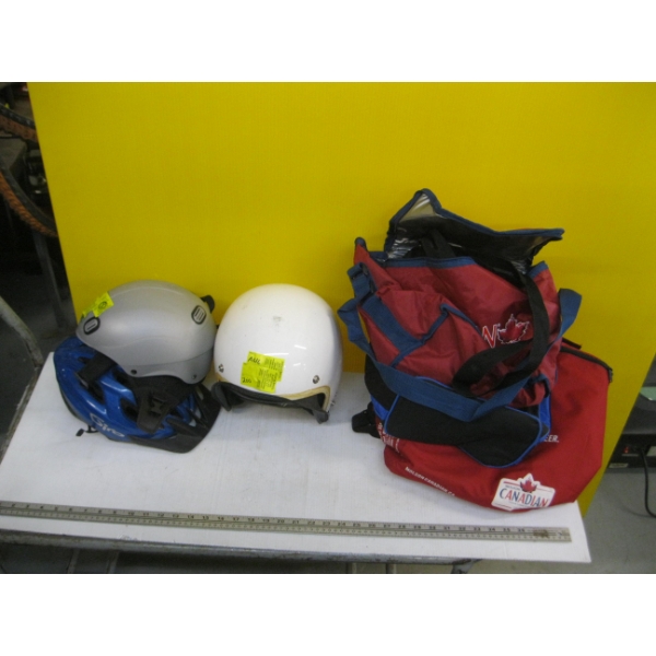 ASST. COOLER BAGS, BIKING HELMETS, ETC.