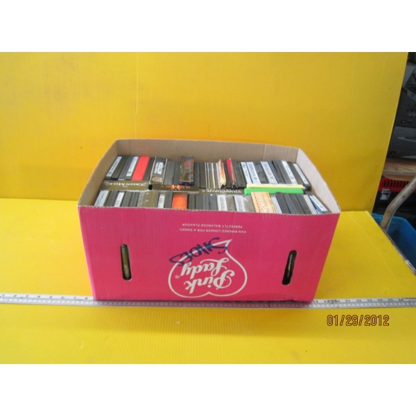 3 BOXES OF DVDs