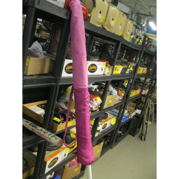 BASEBALL BAT & PATIO UMBRELLA