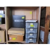 Image 1 : MISC. CARTOON BOOKS, DRAWING CASES, PLASTIC STORAGE BIN, ETC.