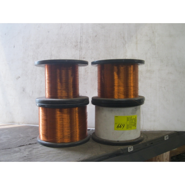 4 SPOOLS OF COOPER WIRE