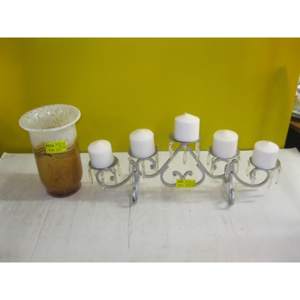 DECORATIVE CANDLEHOLDERS