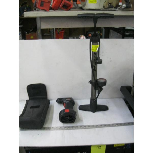 BICYCLE PUMP & AN AIR INFLATOR