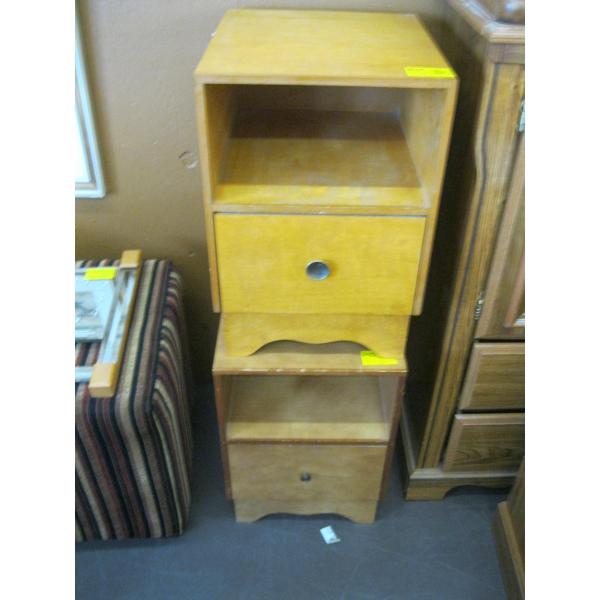 SM. PAIR OF END TABLES