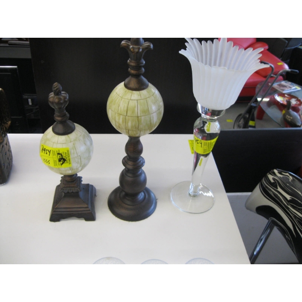 3 DECORATIVE ITEMS