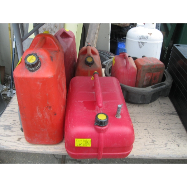 6 FUEL CANS