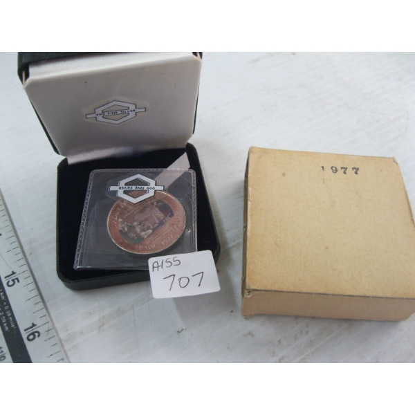 1977  .999 SILVER TRADE $1 COIN - FROM SASKATCHEWAN, (TAX EXEMPT)
