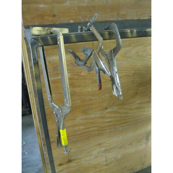 2 VISE GRIP CLAMPS