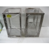 Image 1 : 2 WOOD CASED GLASS SHOWCASES