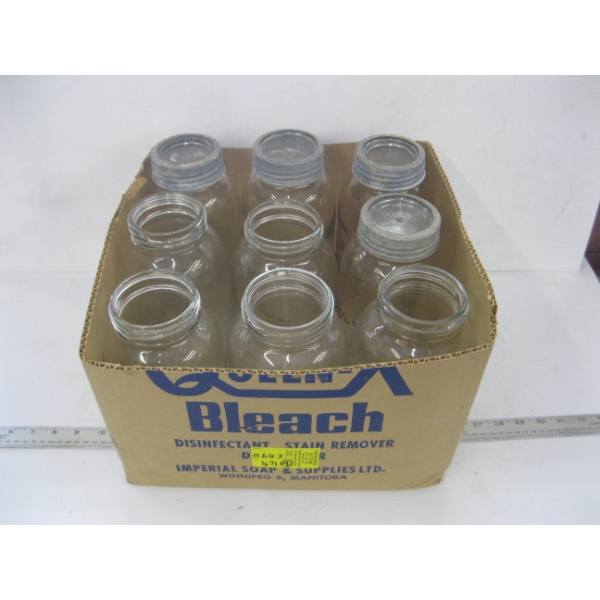 9 LG. CANNING JARS