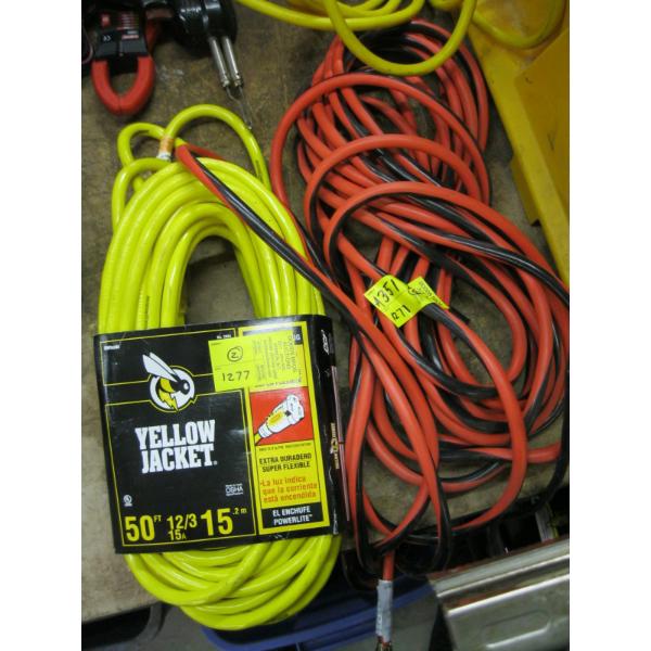 2 HEAVY DUTY 50' EXTENSION CORDS