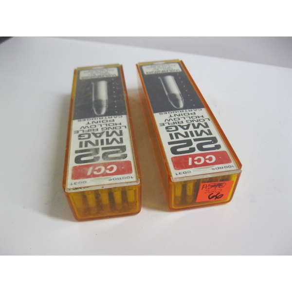 CCI 22 MINI MAG LONG RIFLE HOLLOW POINT|2X100 ROUND BOXES