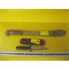 Image 1 : MACHETE & A SM. DOUBLE SIDED BLADE