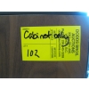 Image 4 : WOOD & GLASS DOORED CABINET