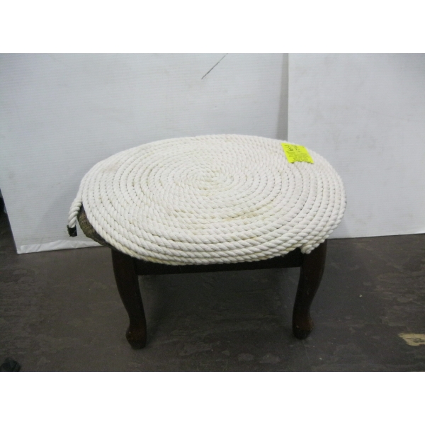 ROPE TOPPED STOOL