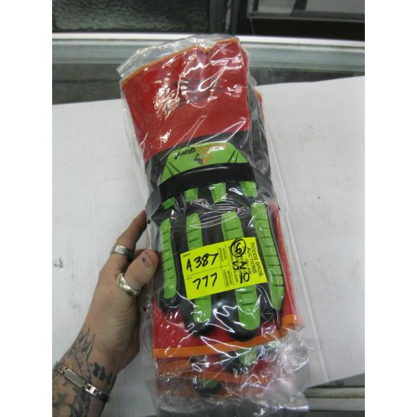 6 PAIR OF SZ 10 CHEM STOP GLOVES