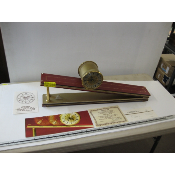 DENT INCLINED PLANE CLOCK - #338/500