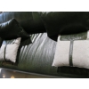 Image 2 : GREEN COUCH W/2 DECORATIVE PILLOWS