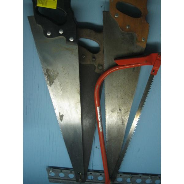 4 HAND SAWS