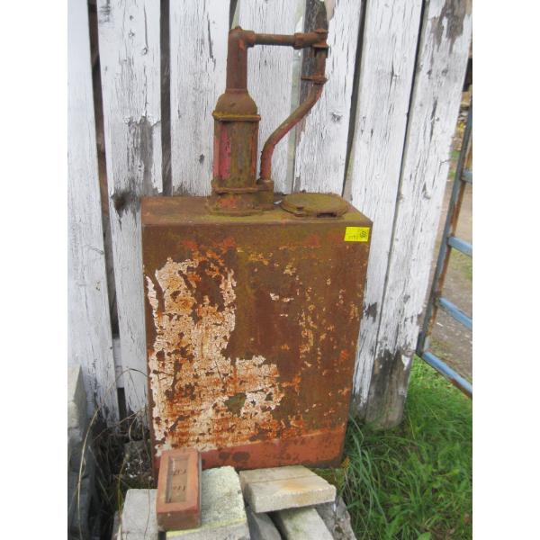 2 OIL PUMPS W/TANKS