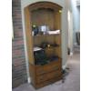 Image 1 : VILAS MAPLE SHELF UNIT W/2 DRAWERS